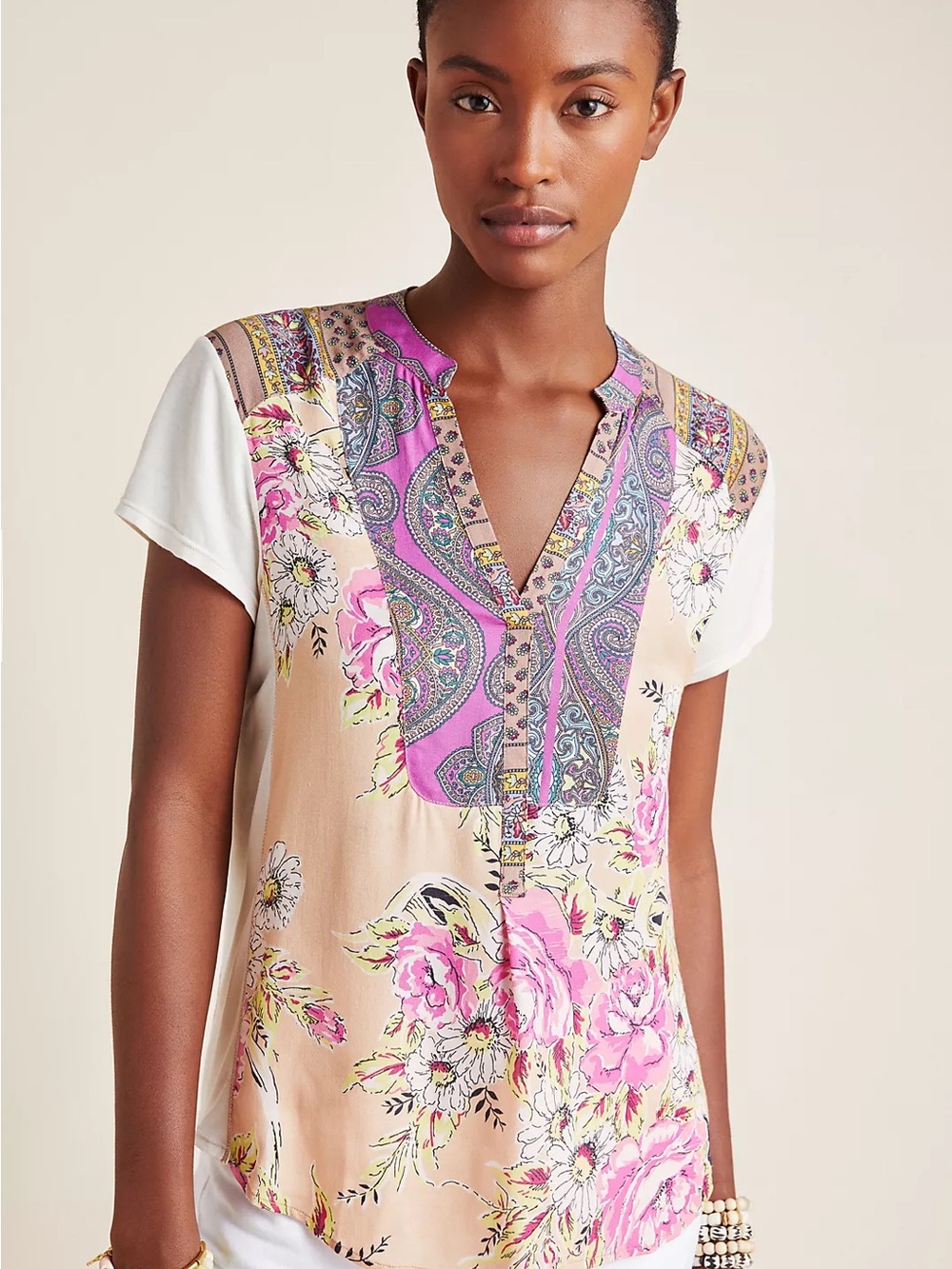 Anthropologie Tiny Zadie Floral Top